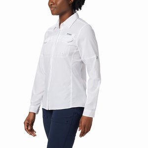 Columbia PFG Lo Drag™ Långärmad Tröja Dam Vita (ALUSE0638)